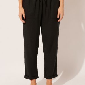 Linen and Viscose Pants