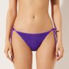 Tie Bikini Bottoms Metallic Glow