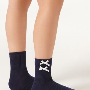 Girls’ Bow Trim Short Socks
