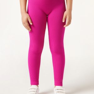 Girls’ Ribbed Leggings