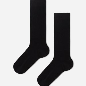 Girls’ Breathable Cotton Long Socks