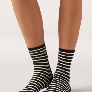 Striped Short Socks
