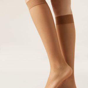 8 Denier Sheer Comfort Cuff Knee-Highs